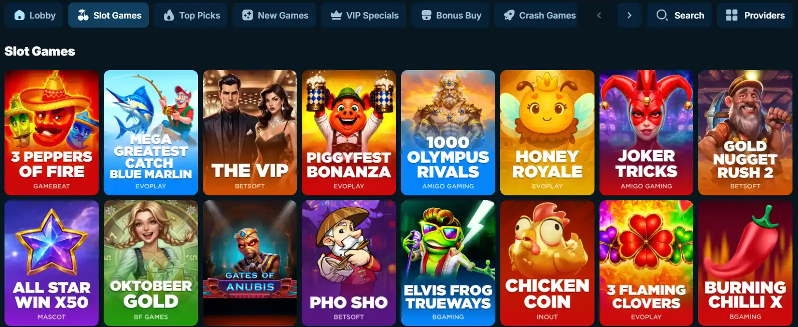 turbosven casino slot games